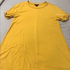 Yellow tshirt dress Forever 21